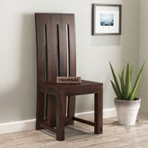 Woodora Solid Sheesham Wood Chair (Walnut Finish)